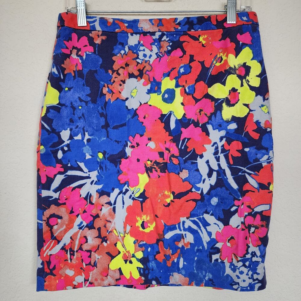 Ann Taylor Loft 10P Floral Skirt